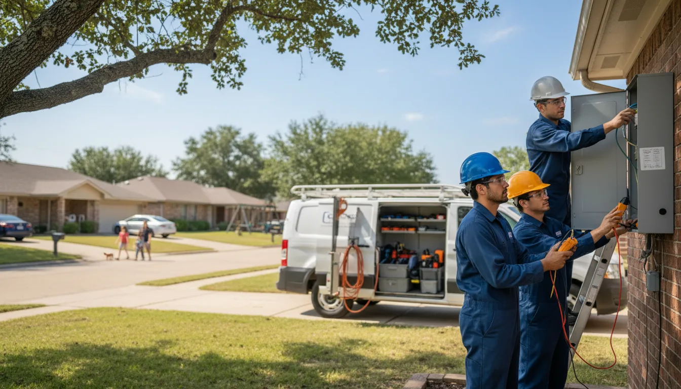 Certified electrician providing emergency electrical services in Mapleton Depot, PA